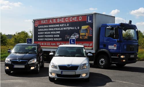 Archiwalne zdjęcie floty szkoleniowej Auto-Stop