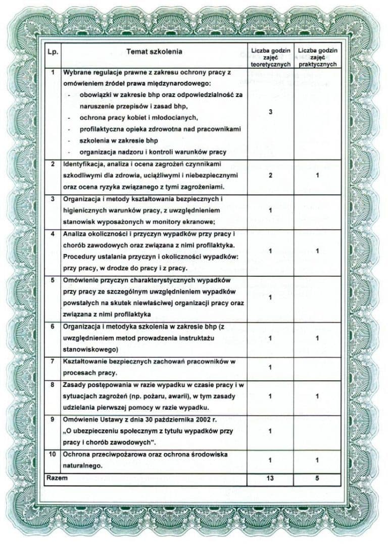 Referencje dla ośrodka Auto-Stop – dokument 16